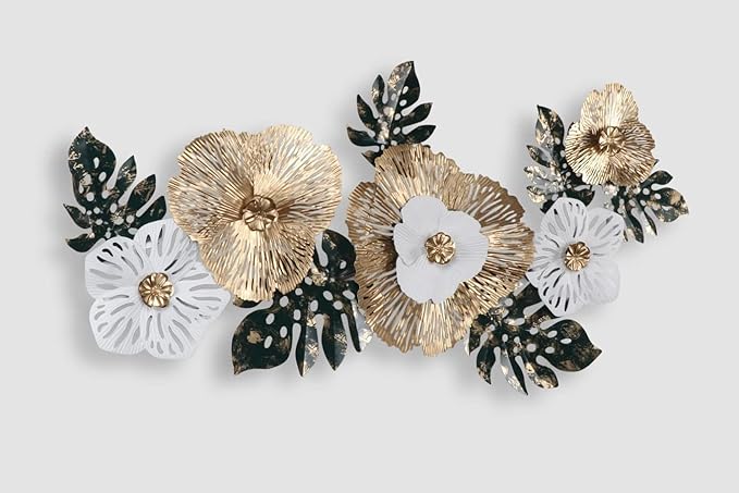 RHD Metal Abstract Floral Art/Wall Art/Wall Decore/Iron Wall Hanging/Wall Sculpture (RIYO DECOR) living room, dining room, home, office, café and for gift size (50 * 3 * 26) inches - Image 4